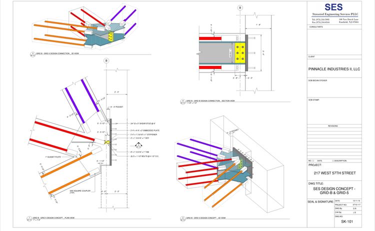 217 W 57th Sheet Sk 101 Ses Design Concept Grid B Grid 5