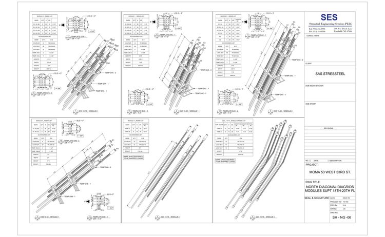 Moma Sheet Sh Ng 06 North Diagonal Diagrids Modules Supt 18th 20th Fl